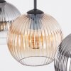 Koyoto Suspension, Boule lumineuse, Suspension Ambre, Clair, Fumé, 3 lumières