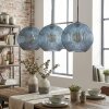 Koyoto Suspension, Boule lumineuse, Suspension Bleu, 3 lumières