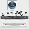 Koyoto Suspension, Boule lumineuse, Suspension Bleu, 3 lumières