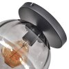 Koyoto Plafonnier, Boule lumineuse 25 cm Fumé, 1 lumière