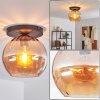 Koyoto Plafonnier, Boule lumineuse 25 cm Ambre, 1 lumière