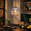 Ripoll Suspension, Boule lumineuse, Suspension Chrome, Clair, Fumé, 1 lumière