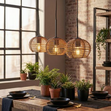 Mulstrand Suspension, Suspension Brun, 3 lumières