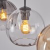 Koyoto Suspension, Suspension 20 cm Ambre, Clair, Fumé, 3 lumières