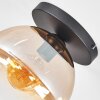 Koyoto Plafonnier, Boule lumineuse 25 cm Ambre, Clair, 1 lumière