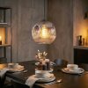Ripoll Suspension, Boule lumineuse, Suspension Clair, Fumé, 1 lumière