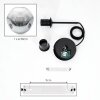 Ripoll Suspension, Boule lumineuse, Suspension Clair, Fumé, 1 lumière