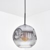 Ripoll Suspension, Boule lumineuse, Suspension Clair, Fumé, 1 lumière
