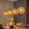 Ripoll Suspension, Boule lumineuse, Suspension Or, 4 lumières