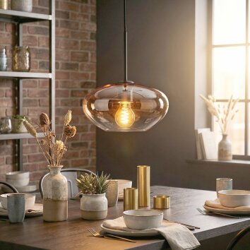 Mertola Suspension, Suspension Ambre, Clair, 1 lumière