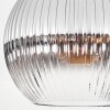 Koyoto Plafonnier, Boule lumineuse 26 cm Clair, Fumé, 1 lumière