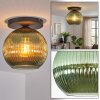 Koyoto Plafonnier, Boule lumineuse 25 cm Vert, 1 lumière