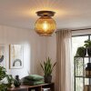 Koyoto Plafonnier, Boule lumineuse 25 cm Or, 1 lumière