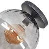 Koyoto Plafonnier, Boule lumineuse 30 cm Fumé, 1 lumière