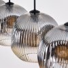 Ripoll Suspension, Boule lumineuse, Suspension Clair, Fumé, 4 lumières