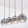 Ripoll Suspension, Boule lumineuse, Suspension Clair, Fumé, 4 lumières