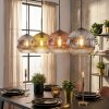Ripoll Suspension, Boule lumineuse, Suspension Chrome, Or, Clair, Cuivré, Fumé, 4 lumières