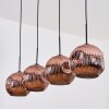 Ripoll Suspension, Boule lumineuse, Suspension Cuivré, 4 lumières