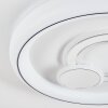 Rarel Plafonnier LED Blanc, 1 lumière