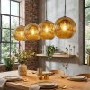 Ripoll Suspension, Boule lumineuse, Suspension Or, 4 lumières