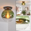 Koyoto Plafonnier, Boule lumineuse 30 cm Vert, Clair, 1 lumière