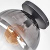 Koyoto Plafonnier, Boule lumineuse 30 cm Clair, Fumé, 1 lumière