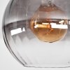 Koyoto Plafonnier, Boule lumineuse 30 cm Clair, Fumé, 1 lumière