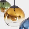 Koyoto Suspension, Boule lumineuse, Suspension Bleu, Or, Vert, Clair, 3 lumières