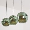 Ripoll Suspension, Boule lumineuse, Suspension Vert, 3 lumières