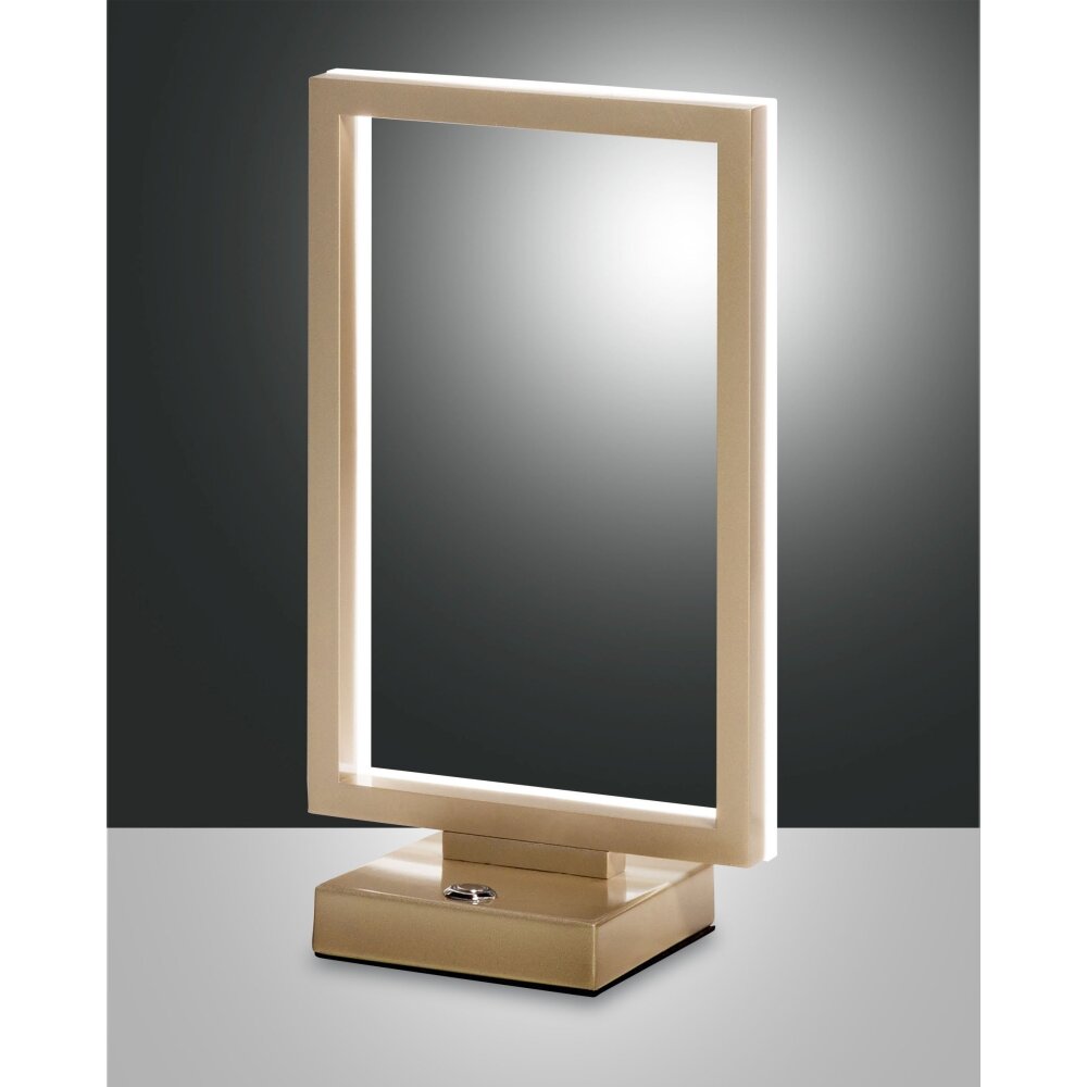 Lampe à poser Fabas Luce Bard LED Or, 1 lumière main product photo