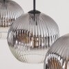 Ripoll Suspension, Boule lumineuse, Suspension Clair, Fumé, 3 lumières