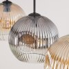 Ripoll Suspension, Boule lumineuse, Suspension Ambre, Clair, Fumé, 3 lumières