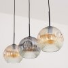 Ripoll Suspension, Boule lumineuse, Suspension Ambre, Clair, Fumé, 3 lumières
