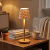 Salgadinho Lampe de table d'extérieur, Lampe à poser LED Écru, 1 lumière