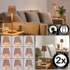 Salgadinho Lampe de table d'extérieur, Lampe à poser LED Écru, 1 lumière