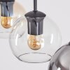 Koyoto Suspension, Boule lumineuse, Suspension Ambre, Clair, Fumé, 3 lumières
