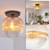 Koyoto Plafonnier, Boule lumineuse 30 cm Ambre, Clair, 1 lumière