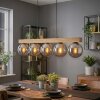 Gastor Suspension, Boule lumineuse, Suspension Écru, Noir, 5 lumières
