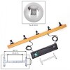 Gastor Suspension, Boule lumineuse, Suspension Écru, Noir, 5 lumières