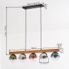 Gastor Suspension, Boule lumineuse, Suspension Écru, Noir, 5 lumières