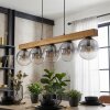 Gastor Suspension, Boule lumineuse, Suspension Écru, Noir, 5 lumières