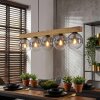 Gastor Suspension, Boule lumineuse, Suspension Écru, Noir, 5 lumières