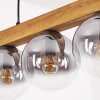 Gastor Suspension, Boule lumineuse, Suspension Écru, Noir, 5 lumières
