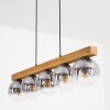 Gastor Suspension, Boule lumineuse, Suspension Écru, Noir, 5 lumières