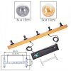 Gastor Suspension, Boule lumineuse, Suspension Écru, Noir, 5 lumières