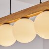 Gastor Suspension, Boule lumineuse, Suspension Écru, Noir, 5 lumières