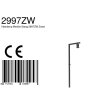 Stang Lampadaire Luminaires Steinhauer Noir, 1 lumière