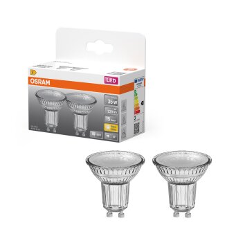 Luminaires Osram GU10 LED 2.6 Watt blanc chaud 230 Lumen