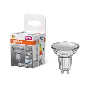 Luminaires Osram GU10 LED 4.3 Watt blanc chaud 350 Lumen