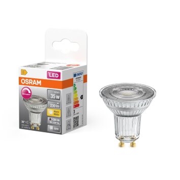 Luminaires Osram GU10 3.4 Watt blanc chaud dimmable 230 Lumen